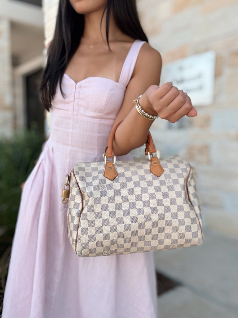 Louis Vuitton Speedy Bandouliere 30 Damier Azur
