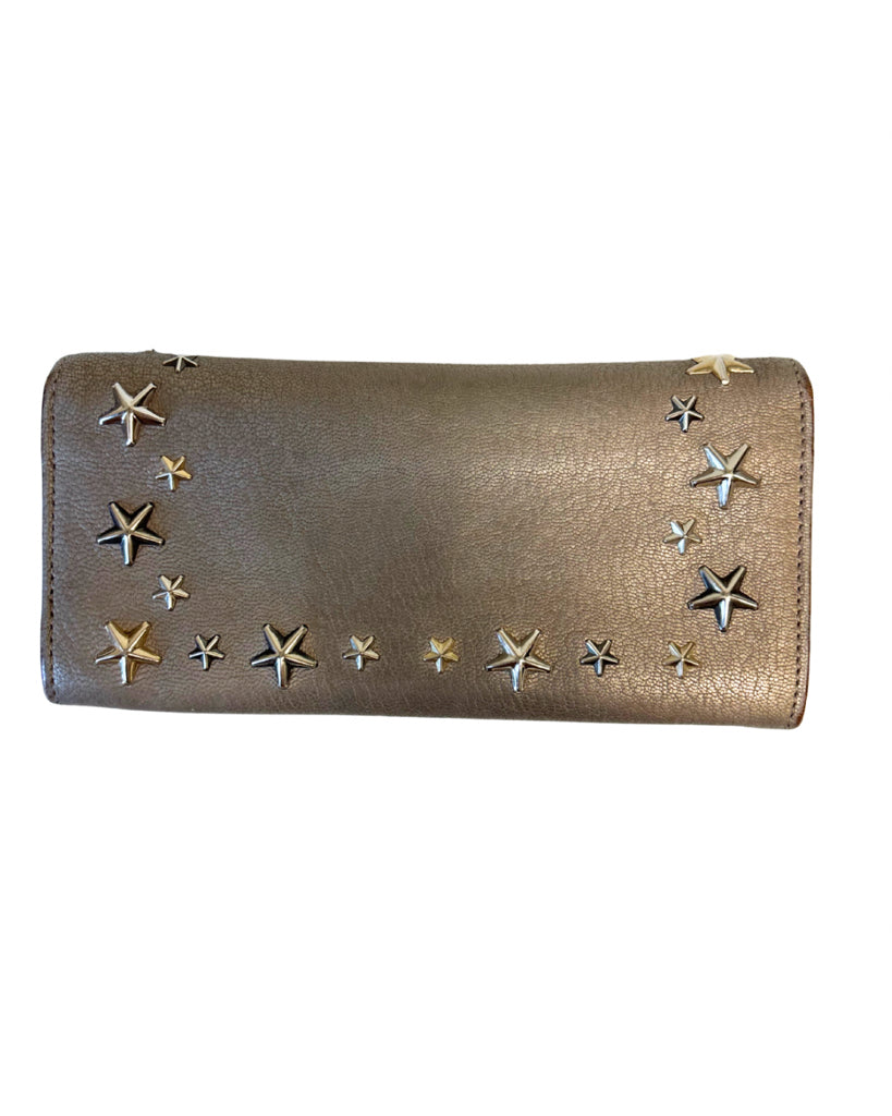 Jimmy Choo Nino Star Studded Envelope Wallet