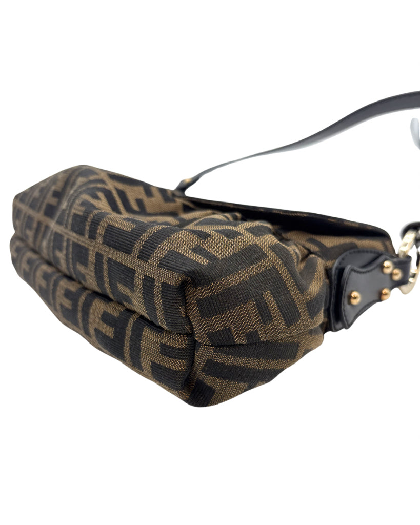 Fendi Monogram Baguette Shoulder Bag
