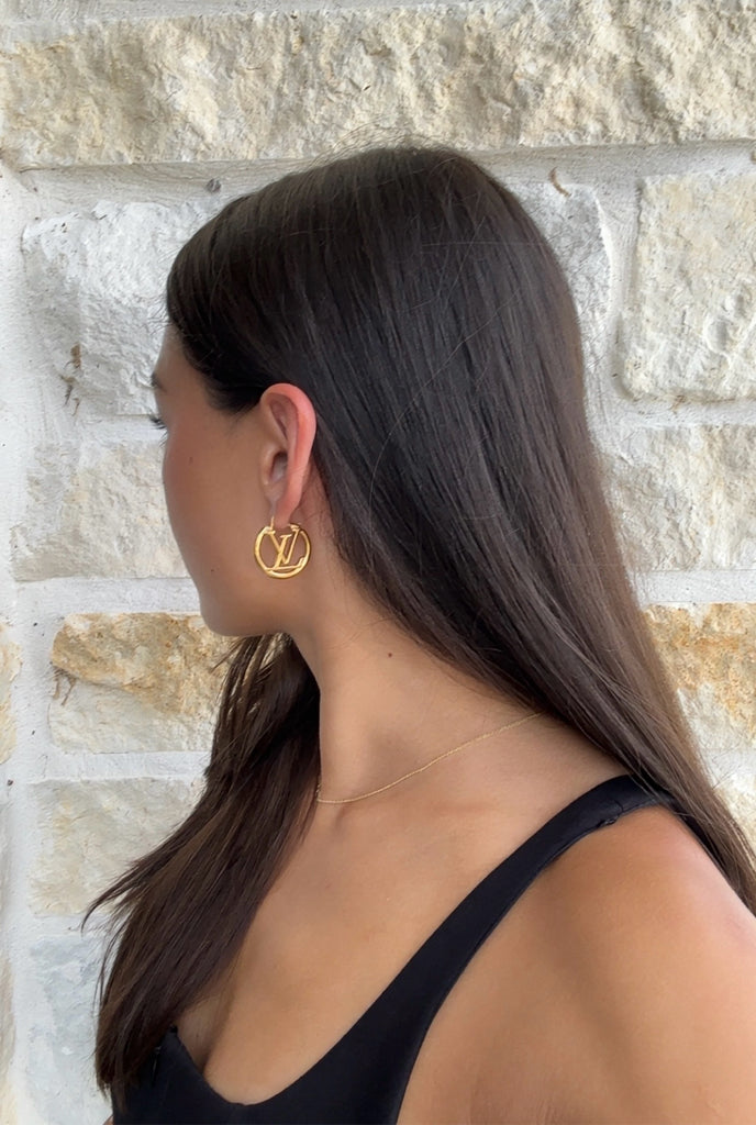 Louis Vuitton Hoop Earrings
