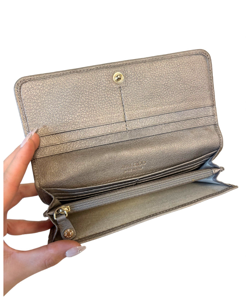 Jimmy Choo Nino Star Studded Envelope Wallet