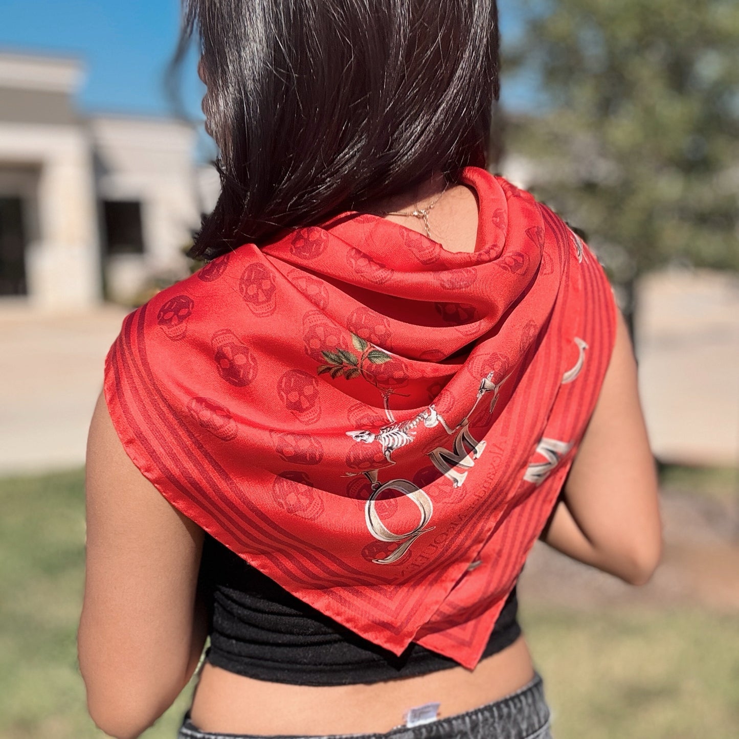 Alexander McQueen Skull Scarf