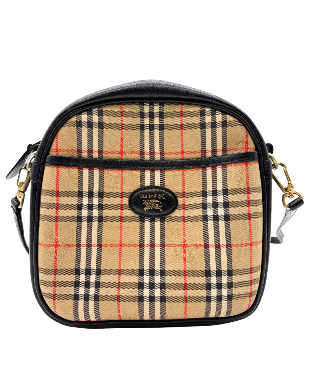 Burberry Brown Plaid Purse