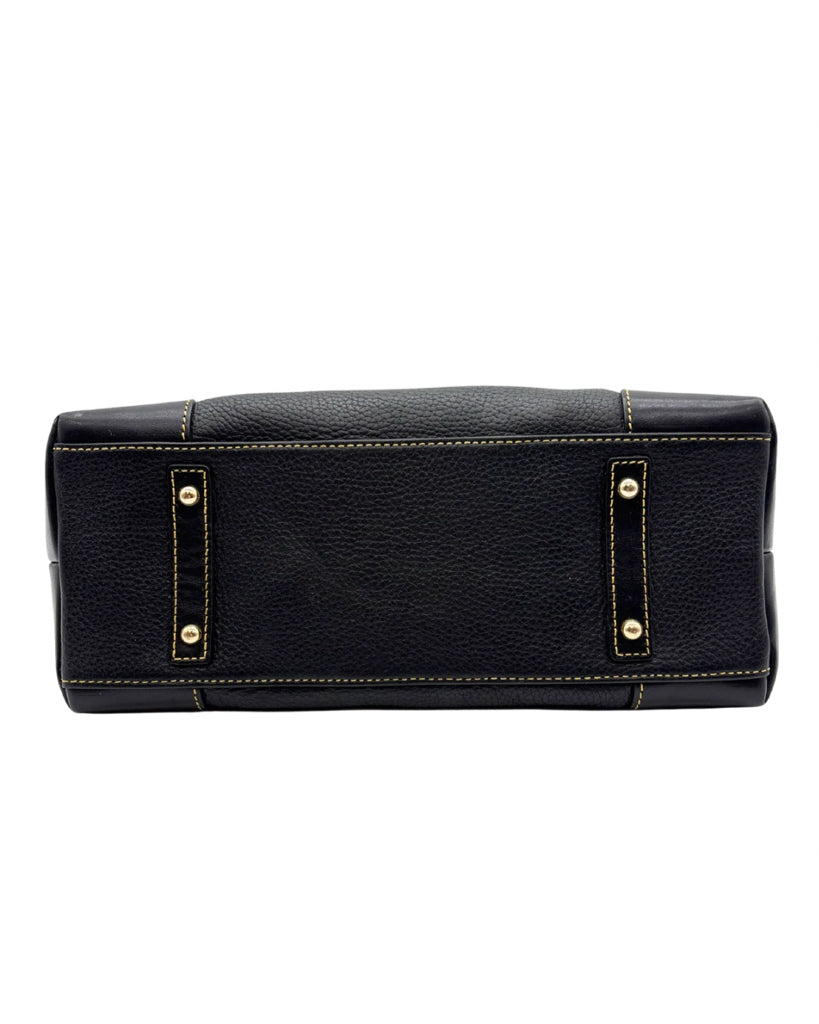 Dooney & Bourke Black and Brown Purse