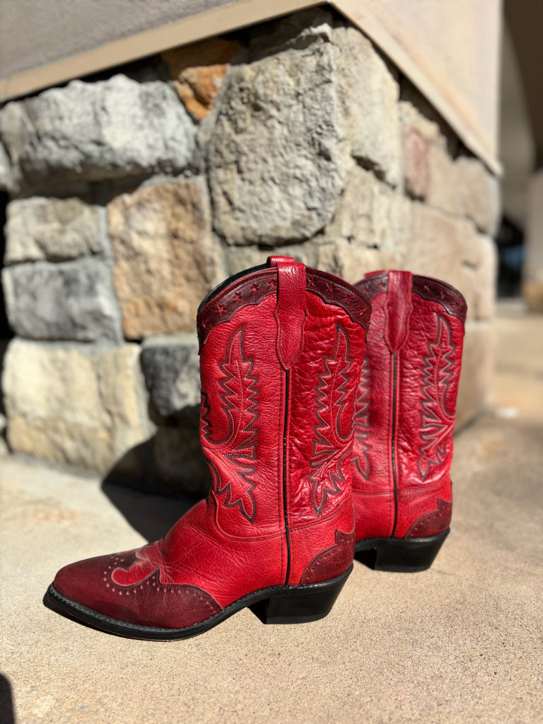 Red Size 8 Cowboy Boots