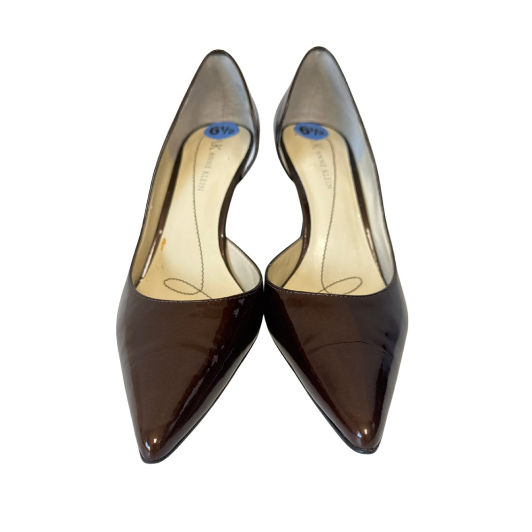 Ann Klein Size 6.5 Brown Heels