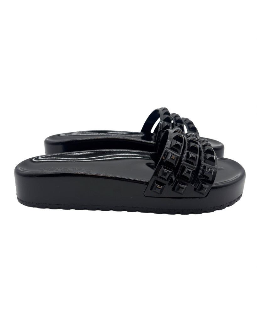Carmen Sol Size 6 Black Platforms