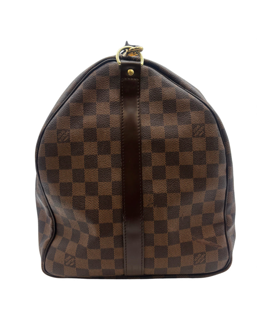Louis Vuitton Damier Ebene 55 Keepall Bandouliere