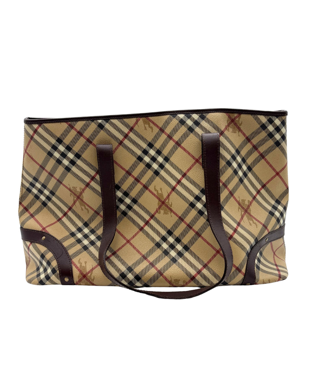Burberry Monogram Haymarket Tote
