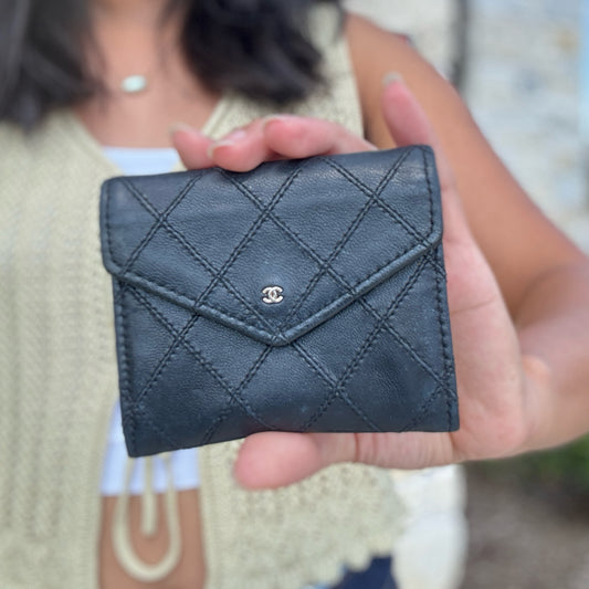 Chanel Quilted Coin Pouch