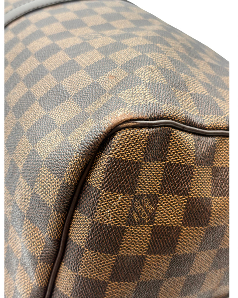 Louis Vuitton Damier Ebene 55 Keepall Bandouliere