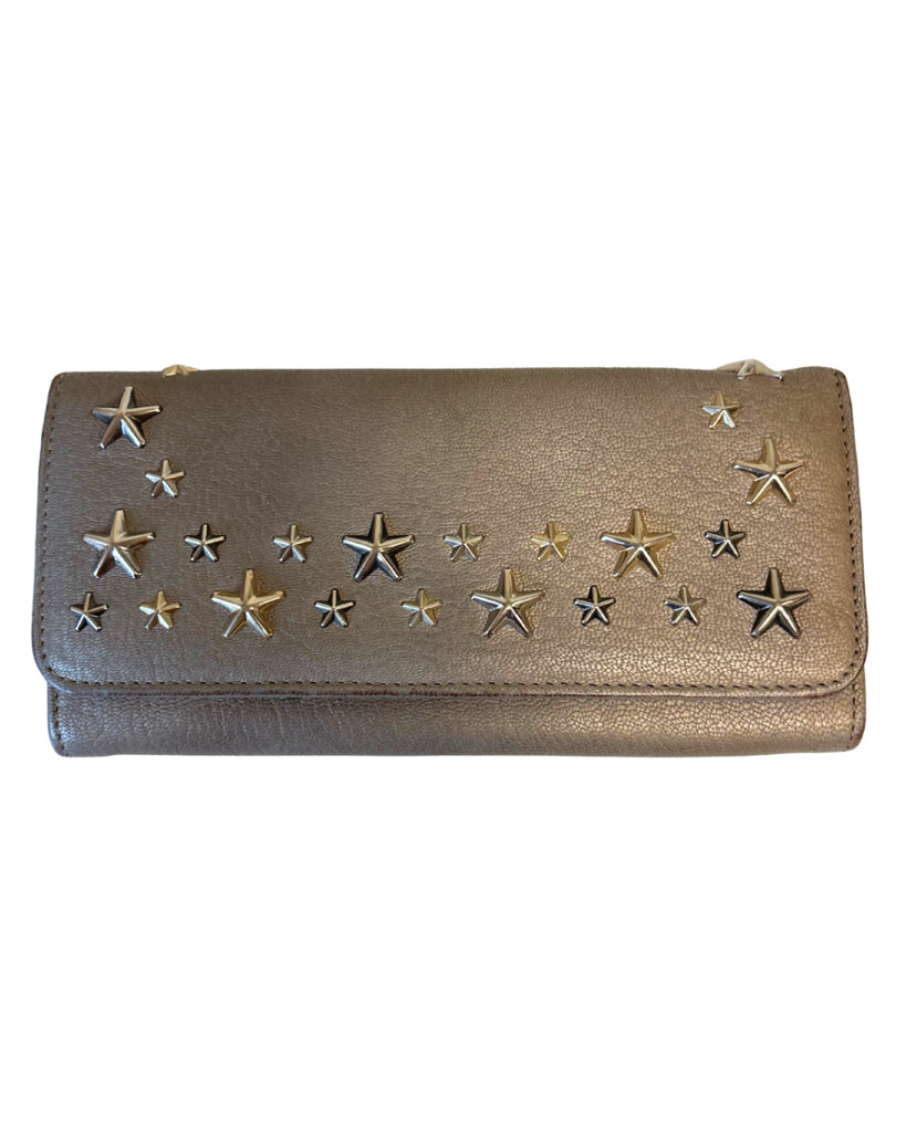 Jimmy Choo Nino Star Studded Envelope Wallet