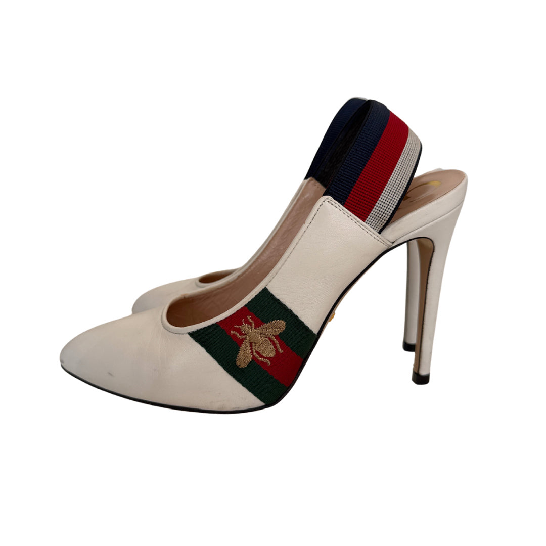 Gucci Size 36 White Heels