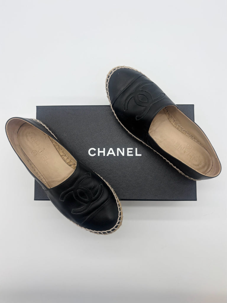 Chanel Size 8 Espadrille Flats