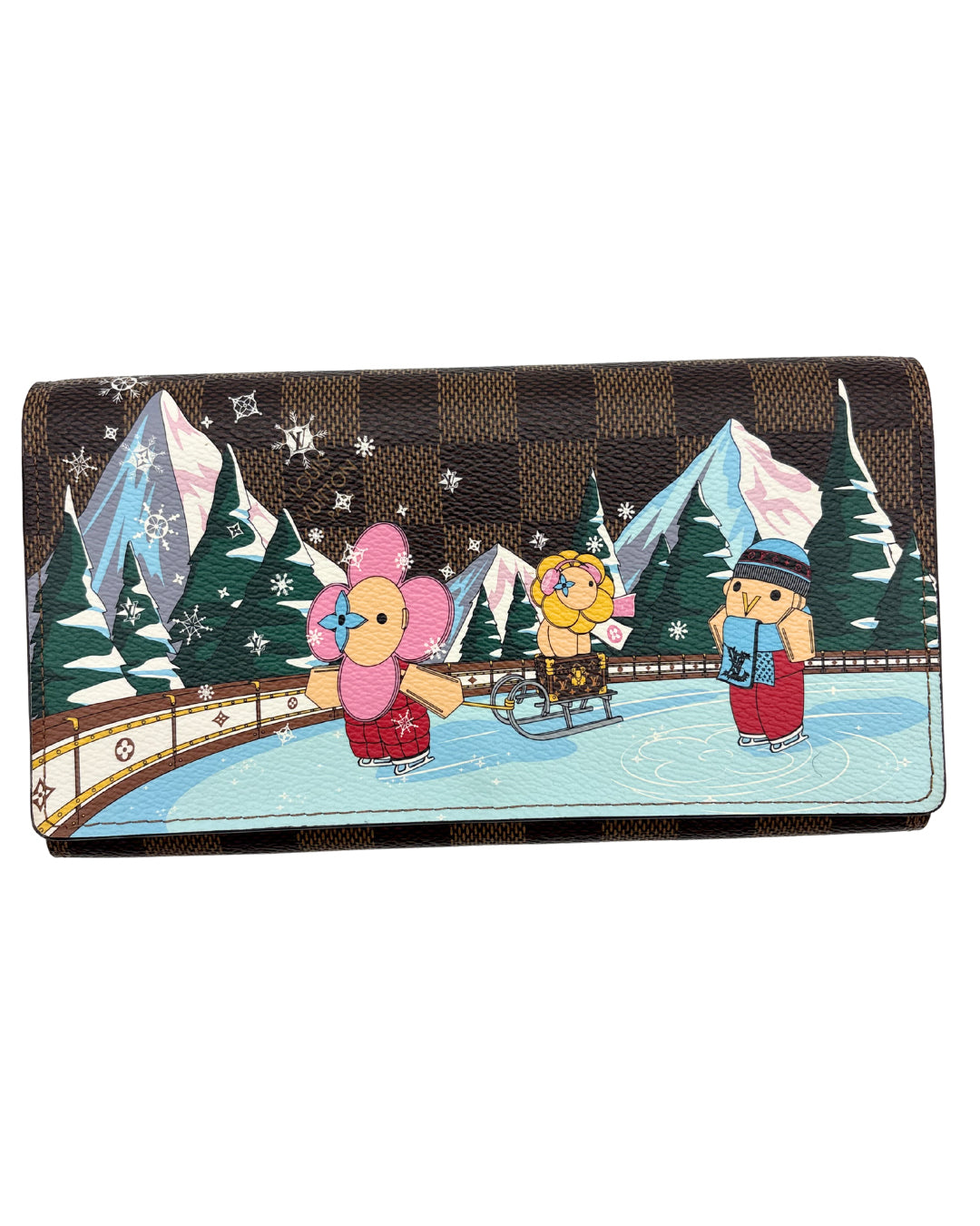 Louis Vuitton Sarah Wallet 2023 Christmas Animation Collection