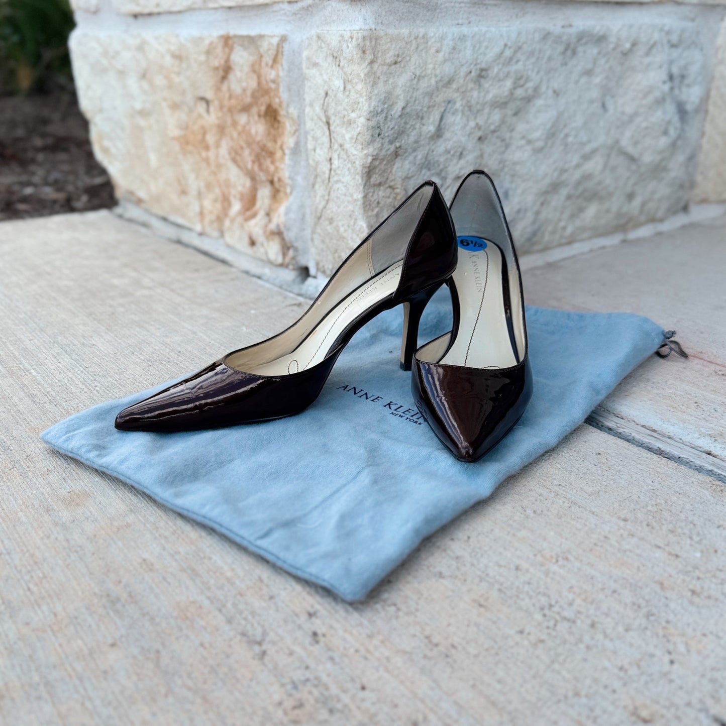 Ann Klein Size 6.5 Brown Heels