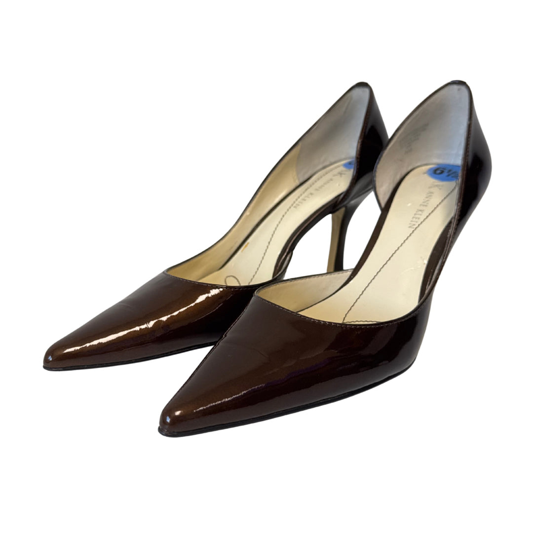 Ann Klein Size 6.5 Brown Heels