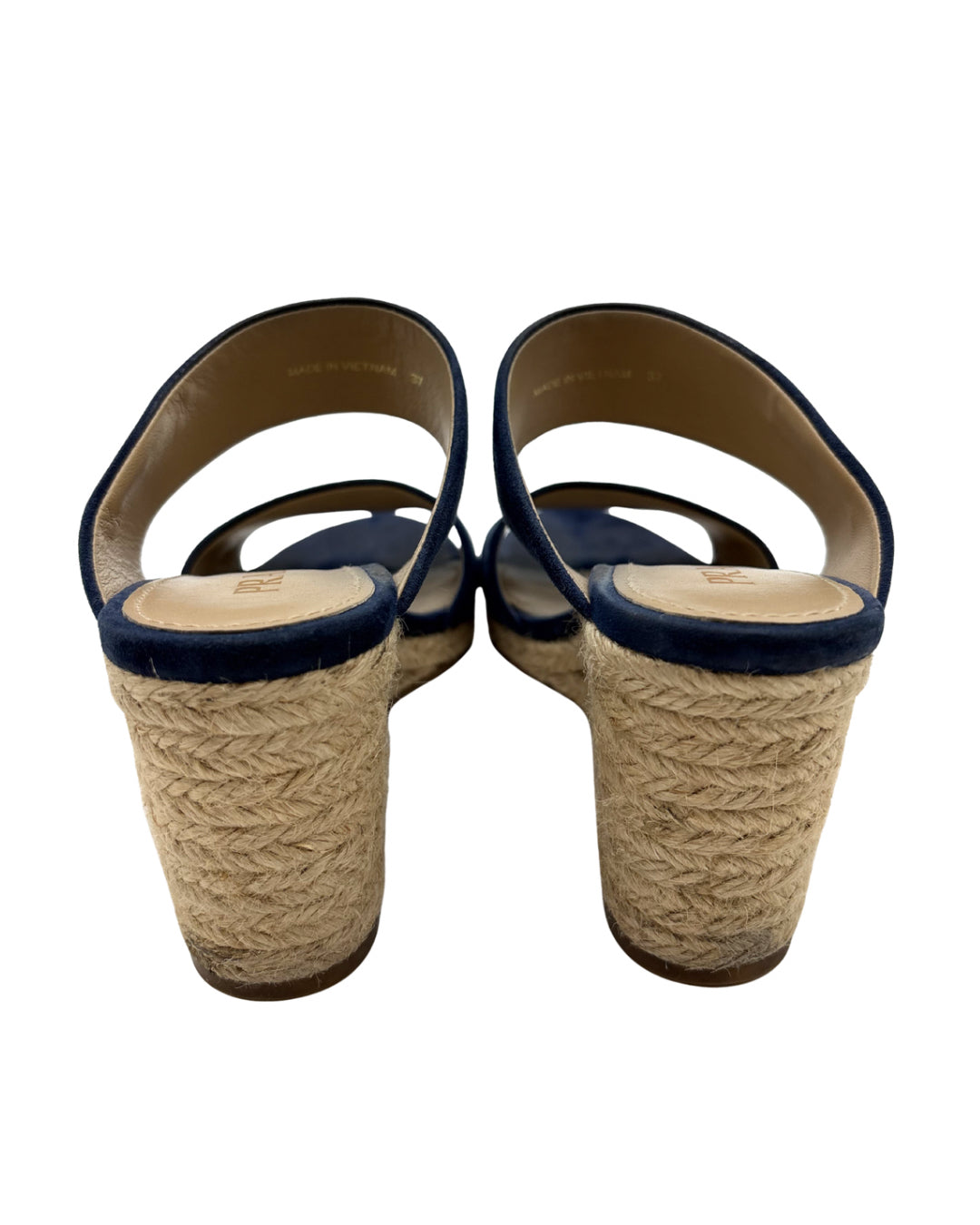 Prada Suede Espadrille Wedge Sandals