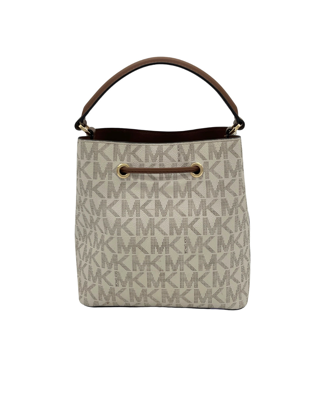 Michael Kors White Bucket Bag