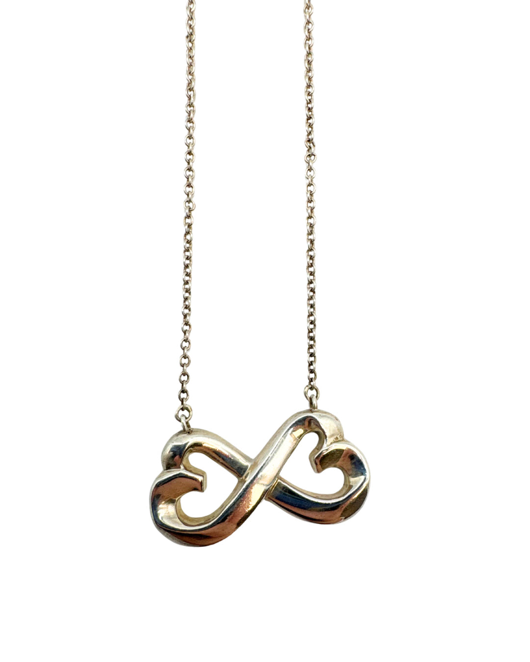 Tiffany & Co. Paloma Picassa Double Loving Heart Necklace