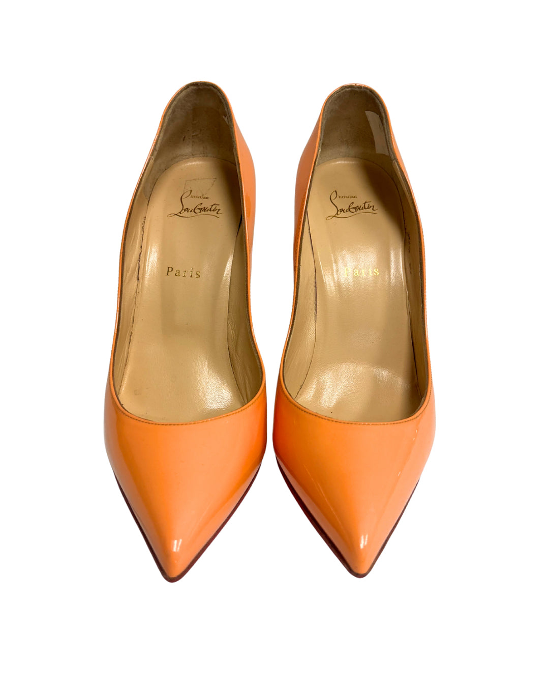 Christian Louboutin Size 42 Orange Heels