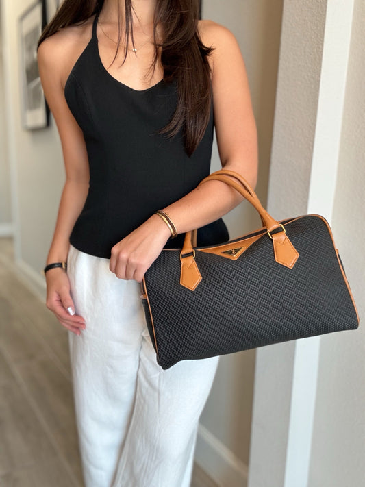 YSL Coated Canvas Doctor Bag