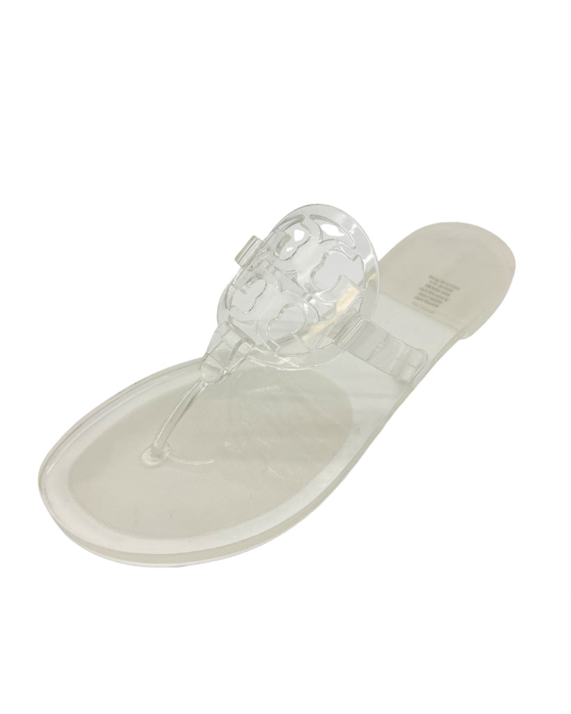 Tory Burch Size 9 Clear Miller Flip Flops