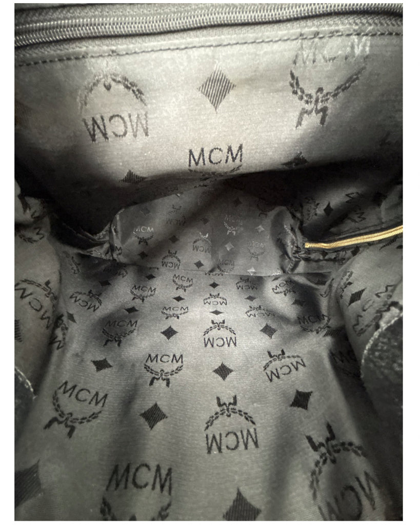 MCM Black Backpack