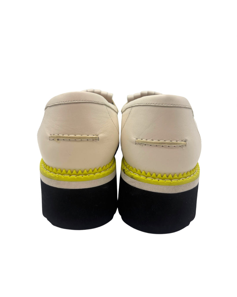 Kate Spade Size 11 White Caddy Loafers
