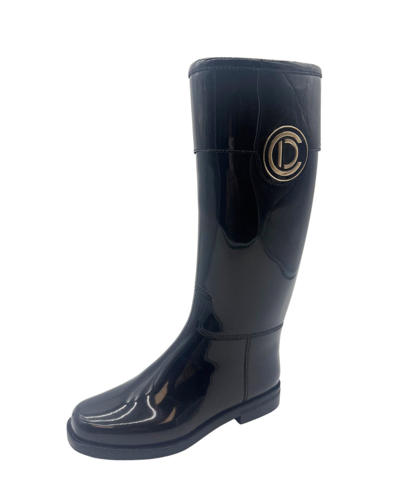 Dior Size 37 Black Rain Boots