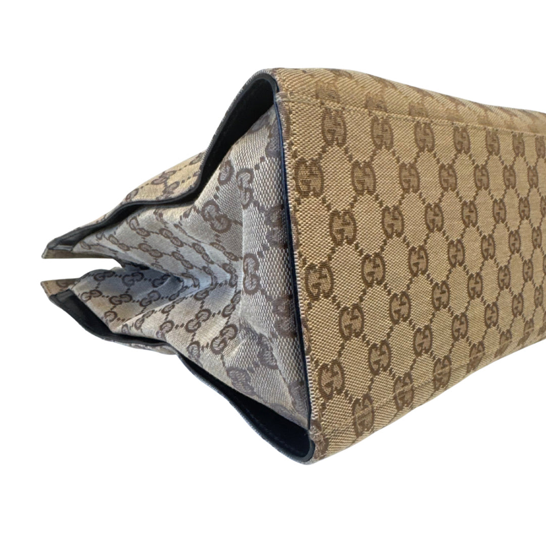Gucci Monogram Bamboo Tote