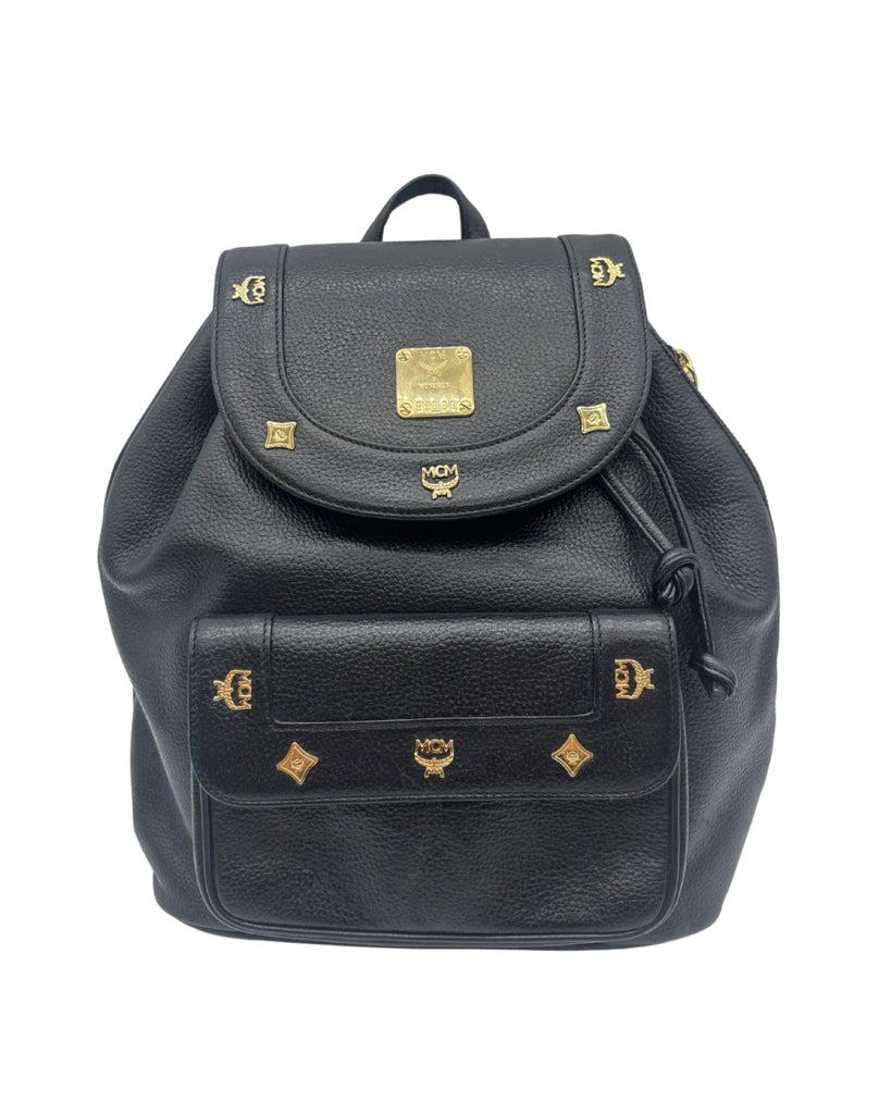 MCM Black Backpack