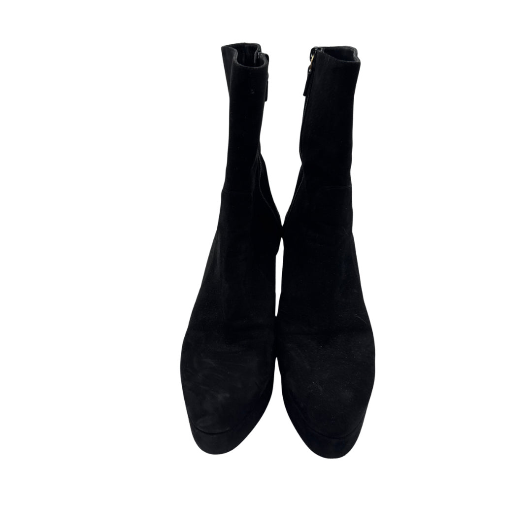 Stewart Weitzman Size 10 Black Platform Boots