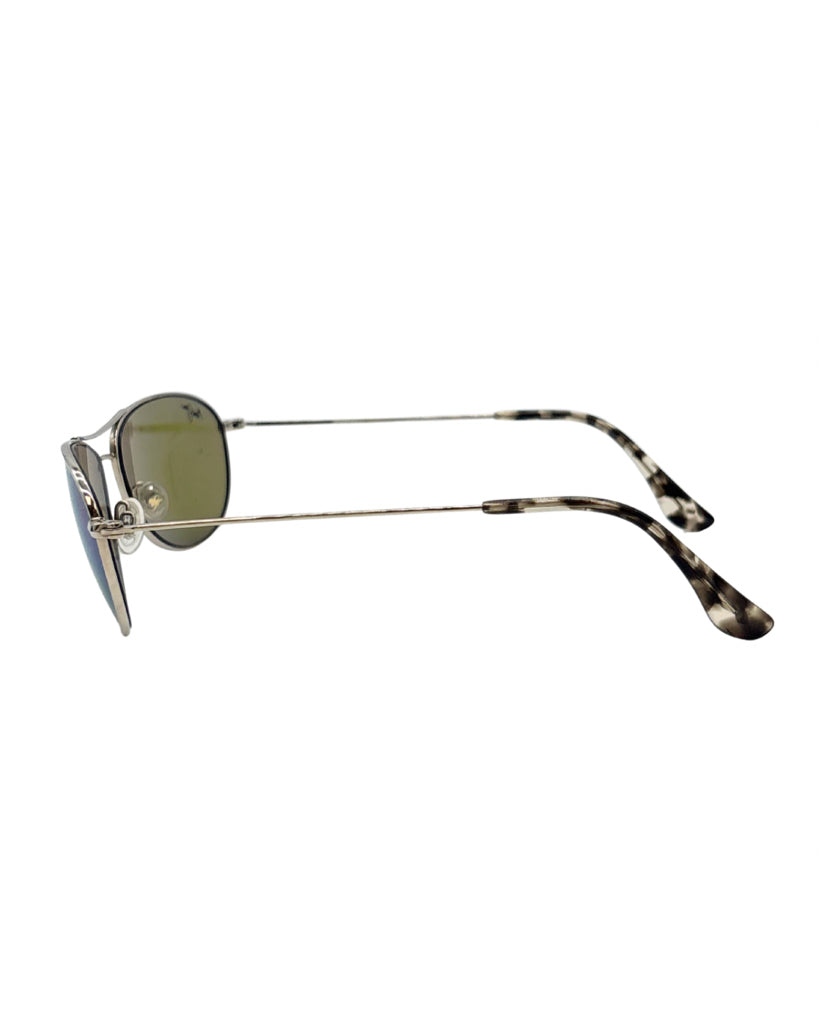 Maui Jim Silver Aviators Sunglasses
