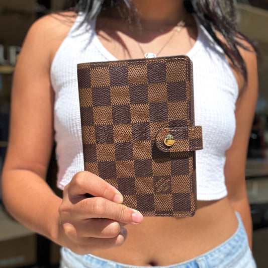 Louis Vuitton Damier Ebene Agenda PM