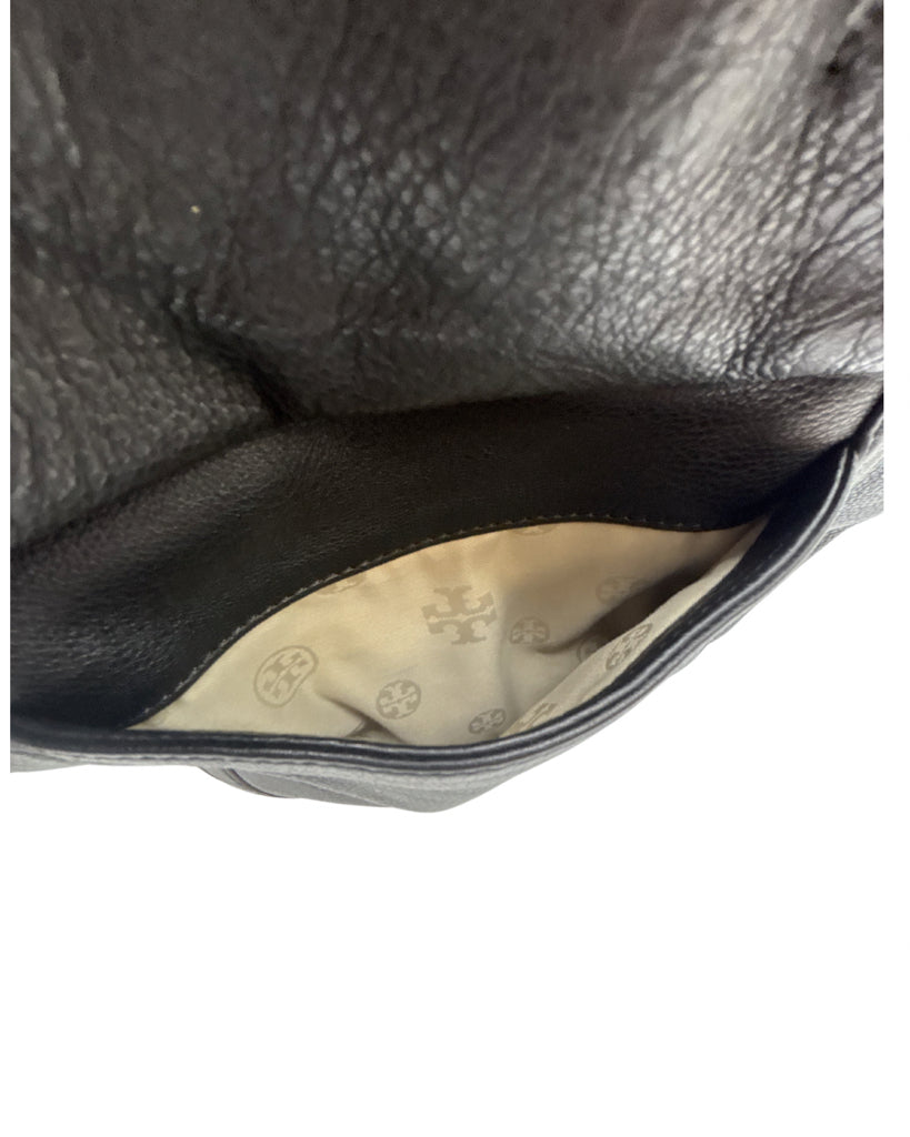 Tory Burch Black Leather Satchel