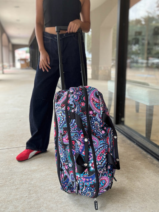 Vera Bradley Paisly Rolling Luggage