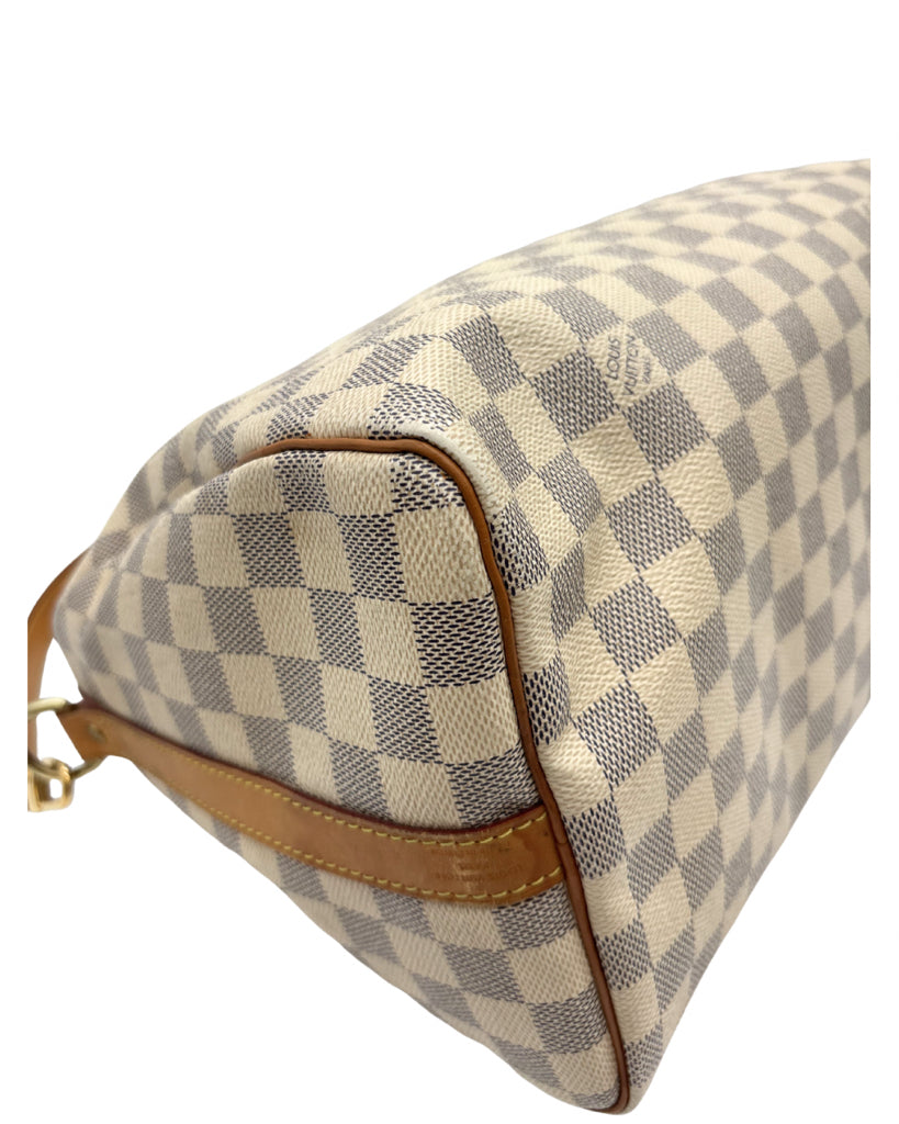 Louis Vuitton Speedy Bandouliere 30 Damier Azur