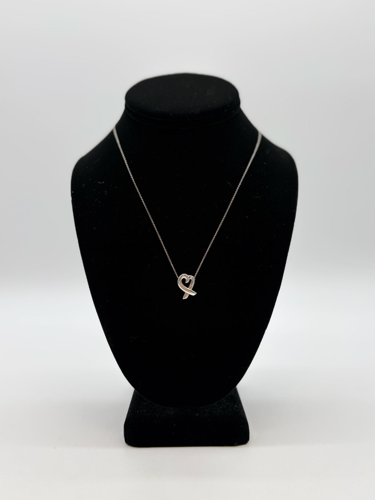 Tiffany & Co. Paloma Picasso Ribbon Heart Necklace
