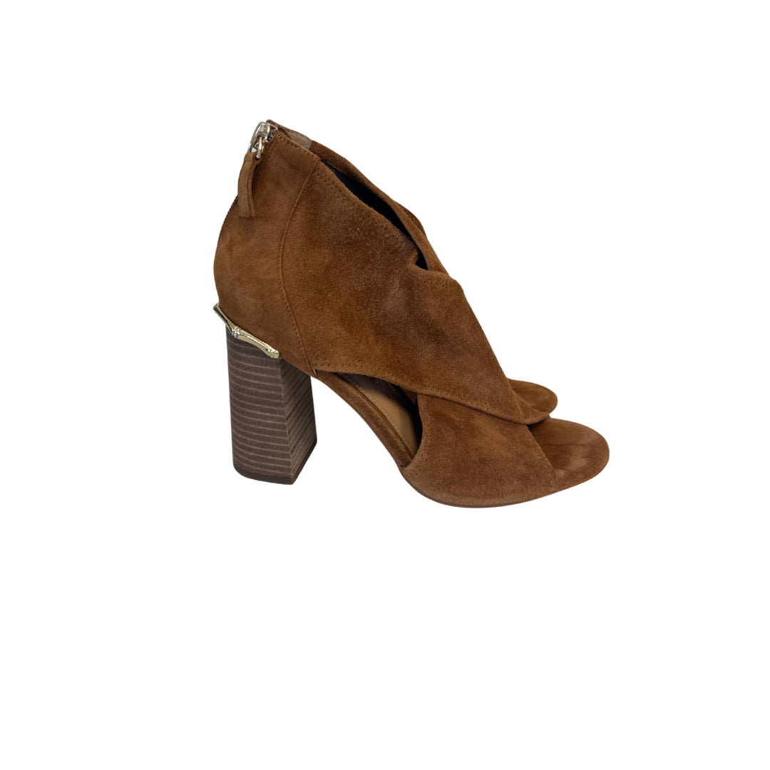 Elaine Turner Size 8.5 Brown Block Heels