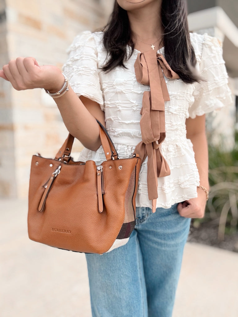 Burberry Brown Leather Purse