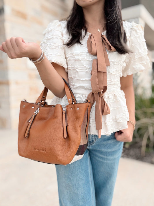 Burberry Brown Leather Purse