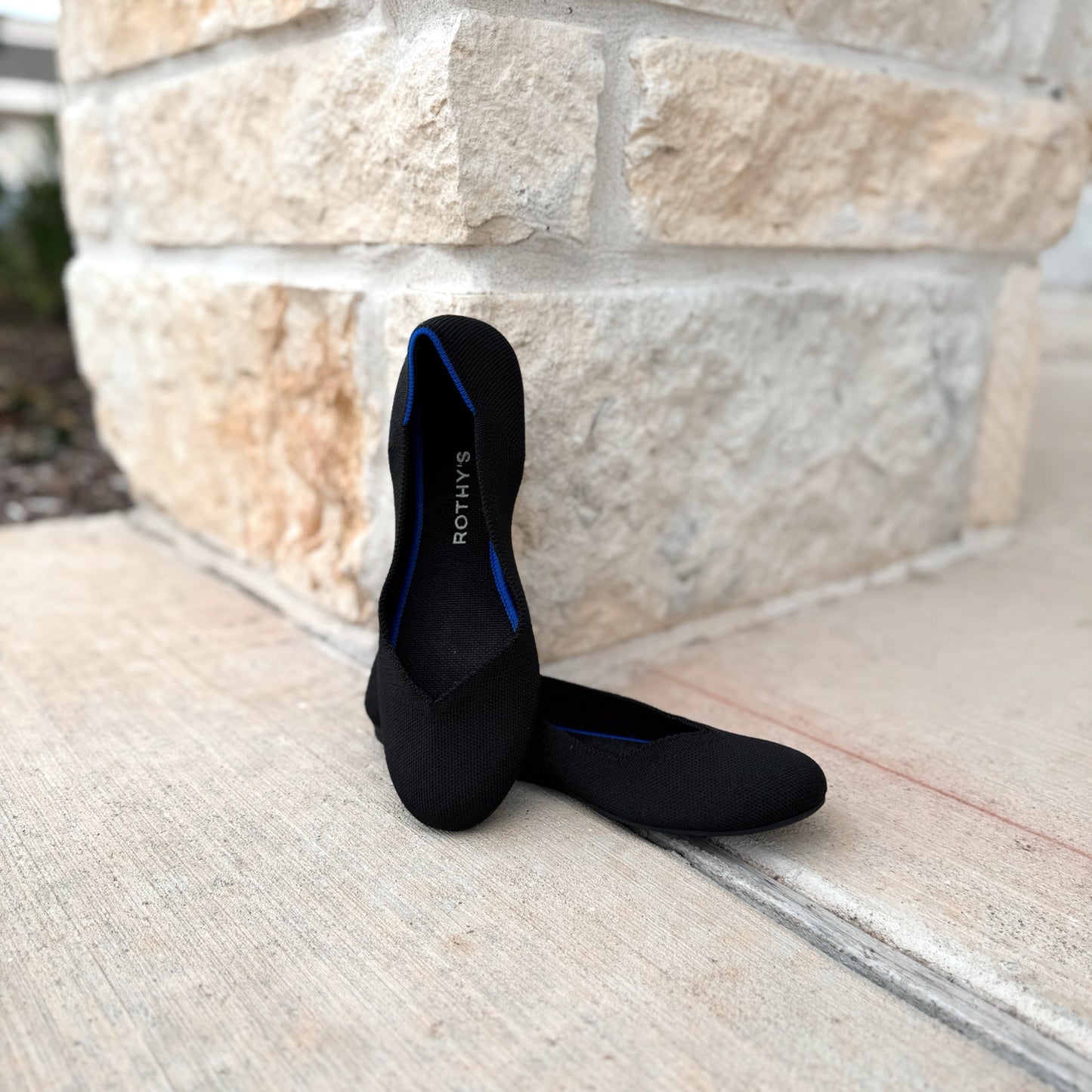 Rothy's Size 7.5 Black Flats