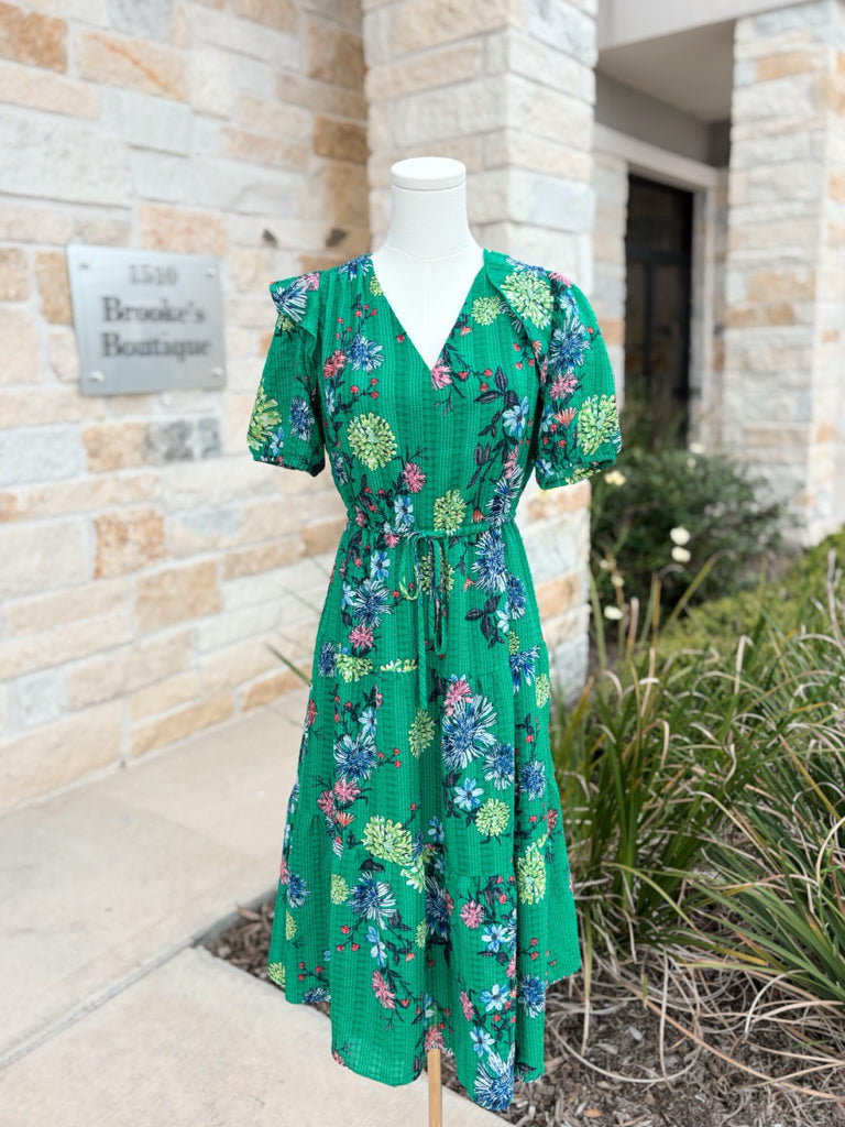 LOFT Size Small Green Dress