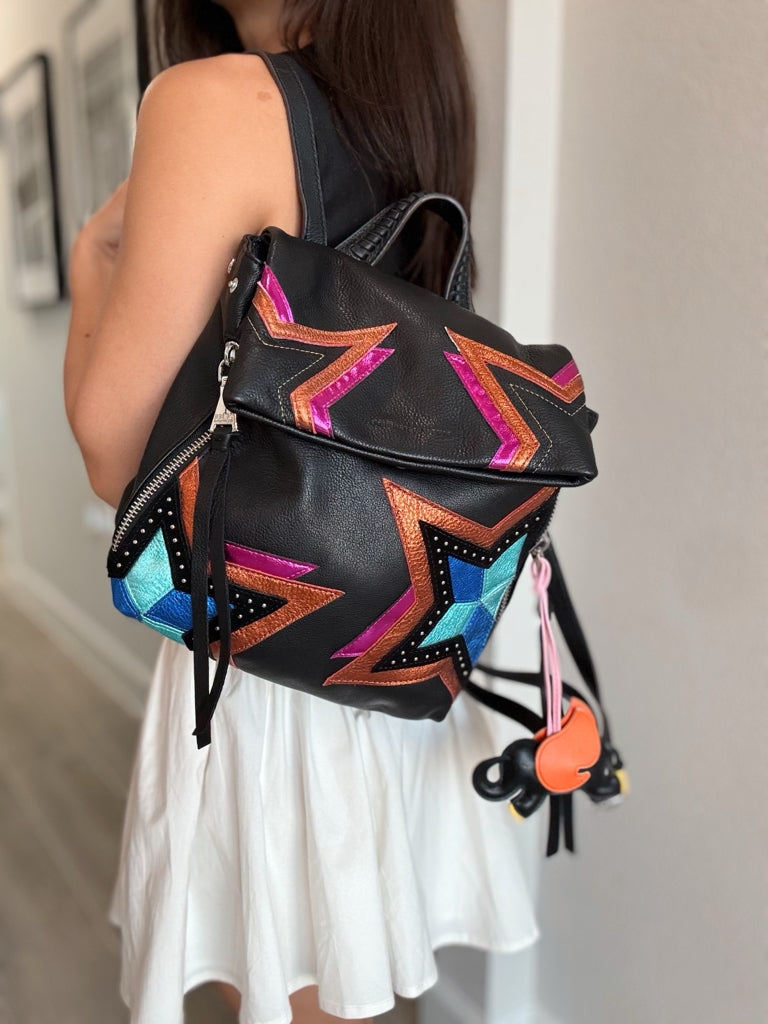Aimee Kestenberg Black Star Dust Backpack