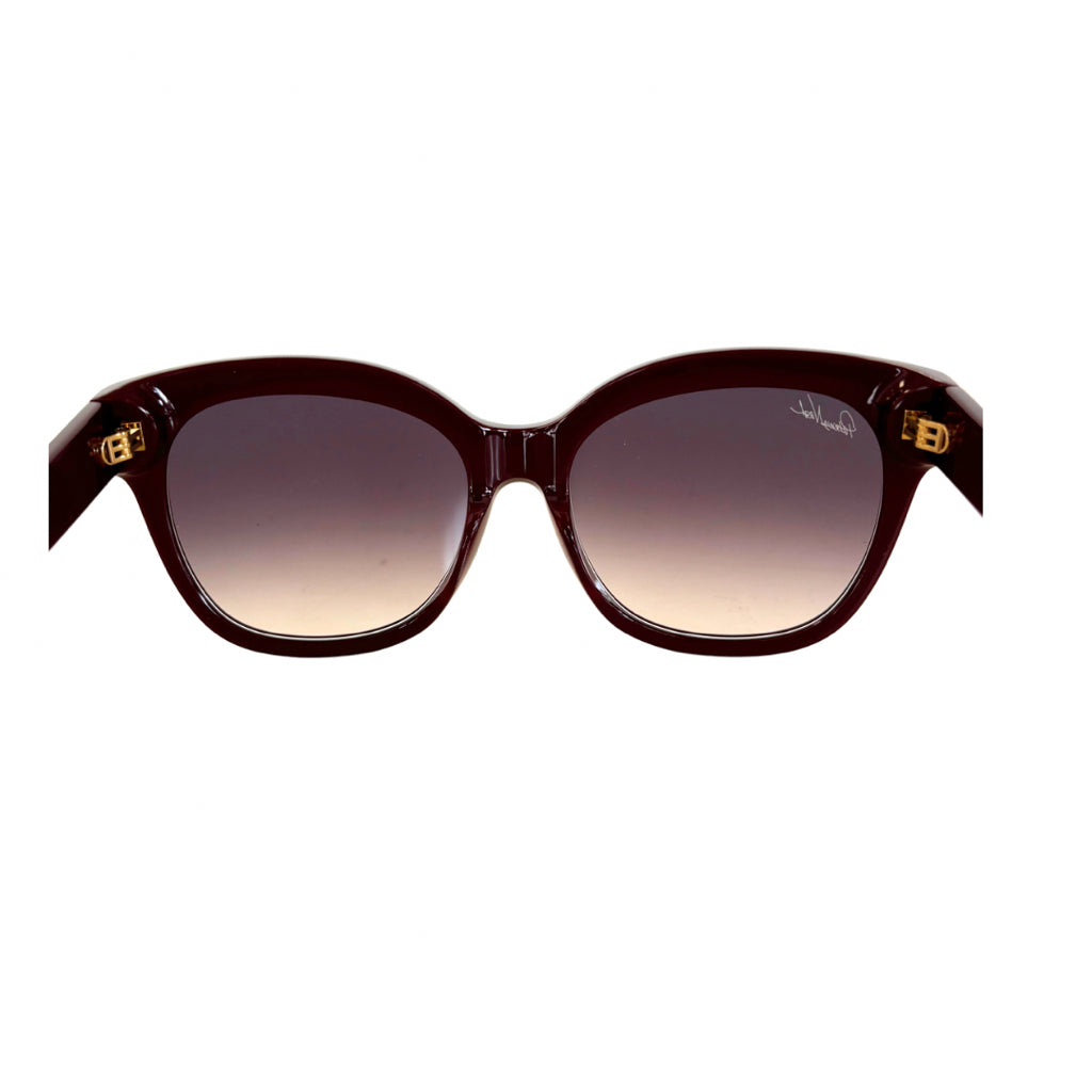 Patricia Nash Maroon Audrey Sunglasses