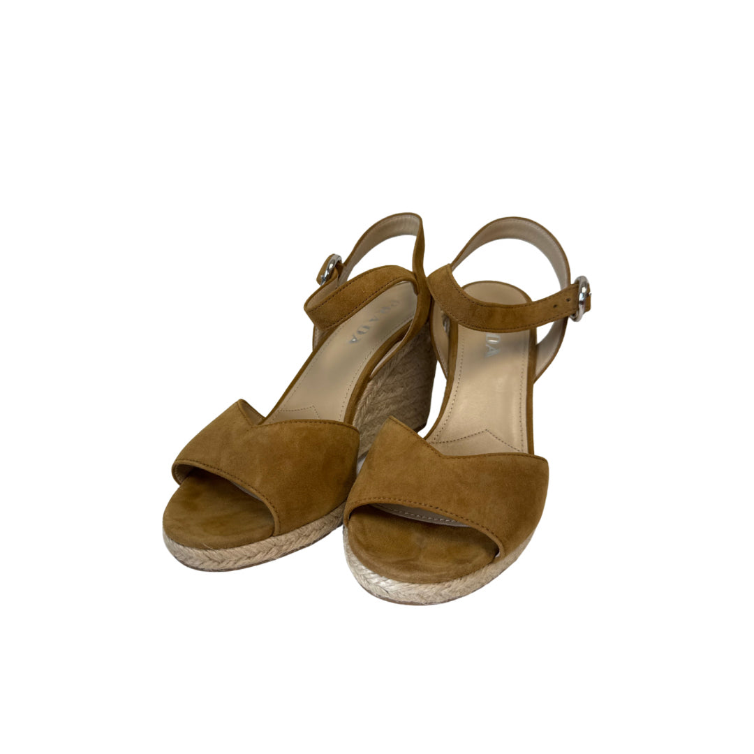 Prada Size 38.5 Espadrille Sandals