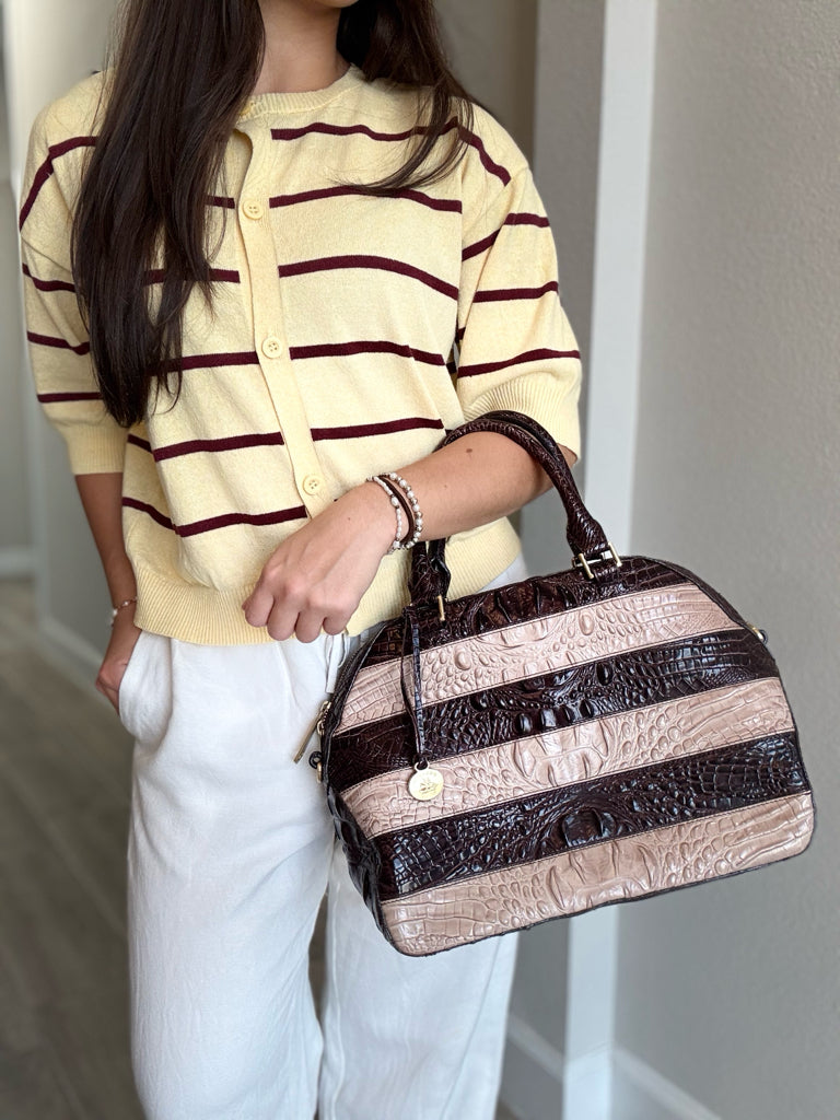 Brahmin Croc Purse