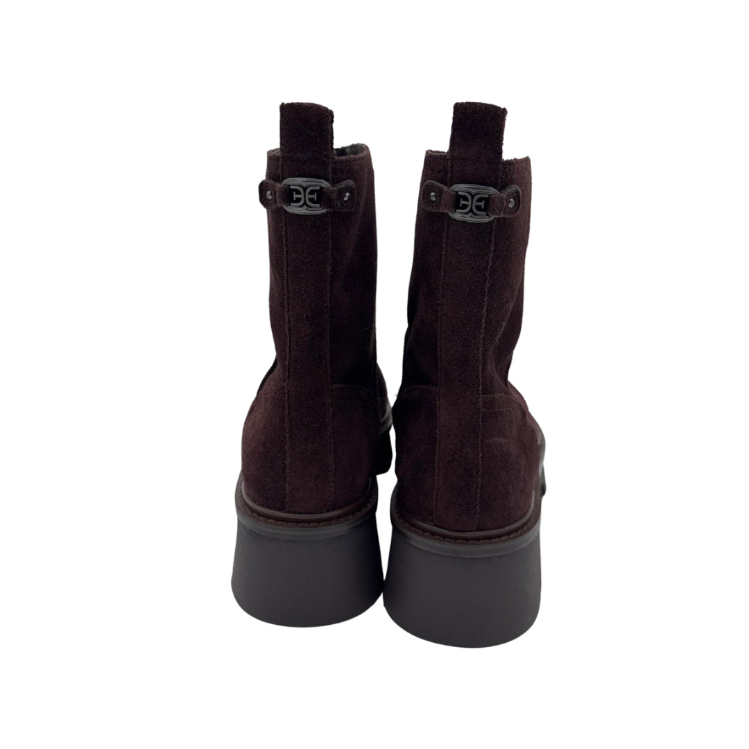 Sam Edelma Size 8.5 Brown Chunky Boots