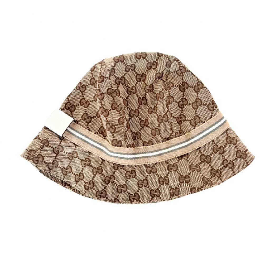 Gucci Tan Monogrammed Bucket Hat